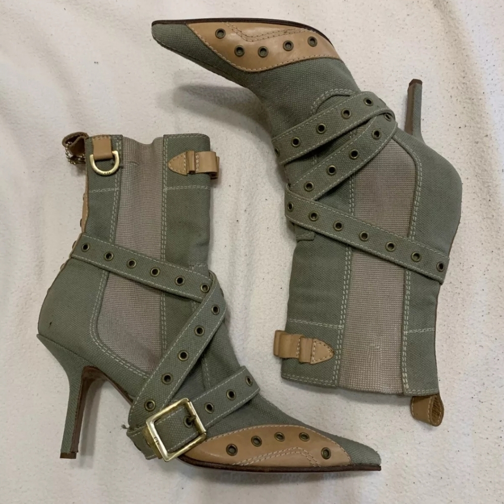 Dior size 37.5 healed boots
